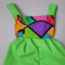 Load image into Gallery viewer, Bright Neon Lightweight Cotton Summer Playsuit
