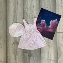 Load image into Gallery viewer, Polka Dot Baby Dress With Hat
