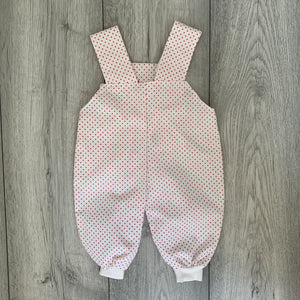 Charming Polka-Dot Romper Set With Bow