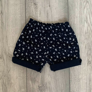 Summer Retro Floral Cotton Baby Shorts