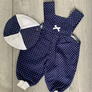 Polka Dot Print Romper Set