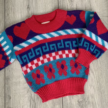 Load image into Gallery viewer, Retro Knitted Baby Sweater
