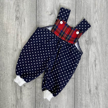 Load image into Gallery viewer, Spots &amp; Stripes Quirky Baby Romper
