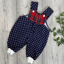 Load image into Gallery viewer, Spots &amp; Stripes Quirky Baby Romper
