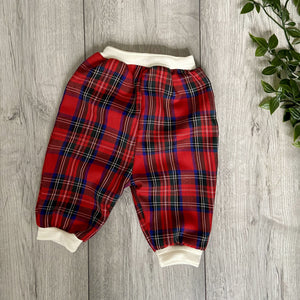 Classic Red Tartan Baby Trousers