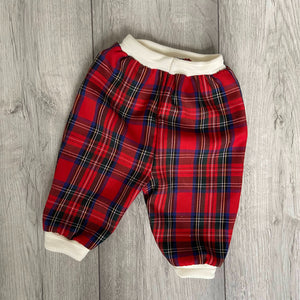 Classic Red Tartan Baby Trousers