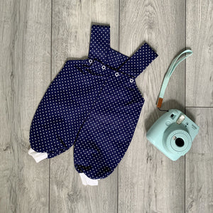 Polka Dot Print Romper Set