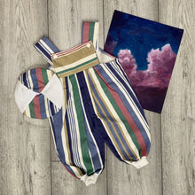 Load image into Gallery viewer, Pastel Toned Retro Denim Romper Set
