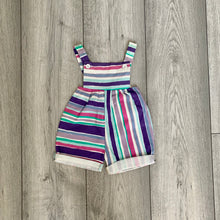 Load image into Gallery viewer, Pastel Toned Striped Unisex Summer Playsuit
