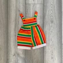 Load image into Gallery viewer, Citrus Striped Cotton Summer Playsuit
