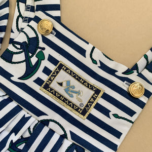 Nautical Sailor Inspired Navy Striped Baby Set