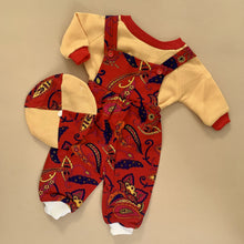 Load image into Gallery viewer, Paisley Print Quirky Set With Cotton Romper
