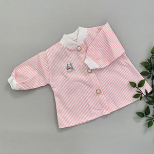 Pink Nautical Inspired Striped Baby Set