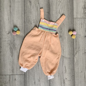 Colourful Fleece-Lined Cosy Baby Romper