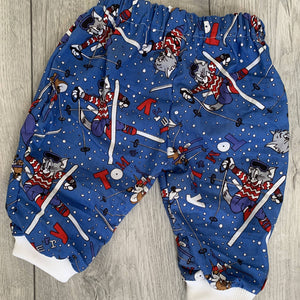 Tom & Jerry Print Vintage Material Baby Trousers