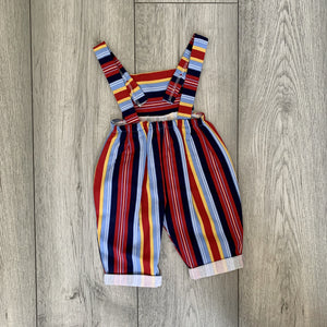 Blueberry Jam Striped Unisex Romper