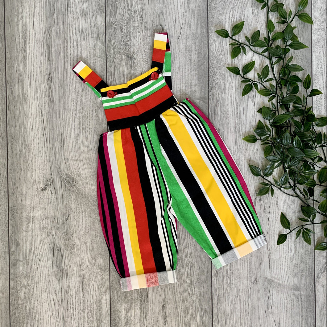 Liquorice Striped Vibrant Romper