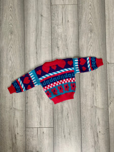 Retro Knitted Baby Sweater