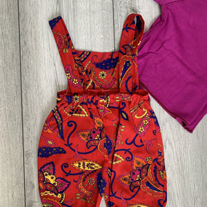 Paisley Print Quirky Set With Cotton Romper