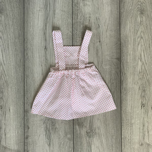 Polka Dot Baby Dress With Hat