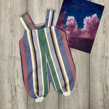 Load image into Gallery viewer, Pastel Toned Retro Denim Romper Set
