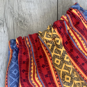 Bold Aztec Print Denim Baby Trousers